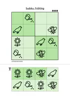 Vorschau - Arbeitsblätter - Sudoku 4x4: Frühling (Rätsel für Vorschule & Anfangsunterricht) - Seite 3