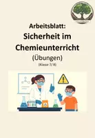 Vorschau - Arbeitsblätter - Arbeitsblatt: Sicherheit im Chemieunterricht (Übungen) - Deckblatt