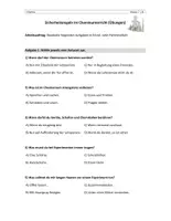Vorschau - Arbeitsblätter - Arbeitsblatt: Sicherheit im Chemieunterricht (Übungen) - Seite 2