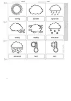 anteprima - Esercizi - Deutsch/ DaZ / SU - Wetter - Miniwörterbuch (Leporello), Sprachförderung - Pagina 2