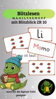Vorschau - Präsentationen/Tafelbilder - Blitzlesen & Blitzsehen ZR 10 im Anfangsunterricht - Deckblatt