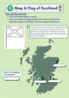 Vorschau - Arbeitsblätter - Scotland Stationsarbeit (mit Lösungen) - Seite 1