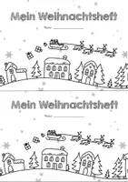 Vorschau - Arbeitsblätter - Miniheft für Weihnachten in Klasse 1 - Seite 1