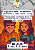 Vorschau - Arbeitsblätter - Kurzvideos – Materialgestütztes Argumentieren - Deckblatt