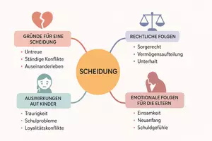 Vorschau - Arbeitsblätter - Arbeitsblätter zum Thema "Scheidung" + Lösung & MP3 + Mindmap + Infografik - Seite 2