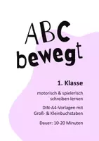 Vorschau - Spiele - Bewegtes Lernen: Buchstaben von A-Z - Deckblatt