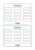 Vista previa - Juegos / Gamificación - Categorías gramaticales II (juego de asociación) - página 2