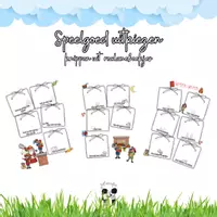 Voorbeeld - Cadeautjes uitkiezen, knippen uit reclameboekjes - Voorblad