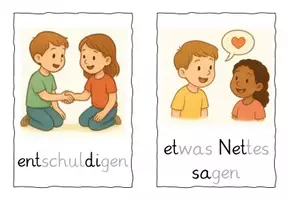 Vorschau - Bildkarten - Bildkarten: soziales Miteinander - Seite 3