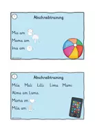 Vorschau - Arbeitsblätter - Abschreibkartei Klasse 1 - Anlehnung an Zebraheft - Seite 2