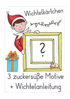 zapowiedź - Karty Wichteln darmowa aktywność kulturowa do nauki języka niemieckiego na Boże Narodzenie Deutsch Weihnachten - obwoluta