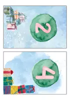 Vorschau - Mal- und Bastelvorlagen - Adventskalender Sterne Schule – ganze Klasse individuelle Gutscheine für Schüler - Seite 2