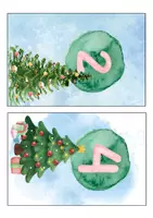 Vorschau - Mal- und Bastelvorlagen - Adventskalender Klasse Tannenbaum – Gutscheine für gesamte Klasse - Seite 2