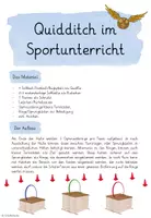Vorschau - Spiele - Quidditch im Sportunterricht - Erklärung und Rollenkarten - Seite 1