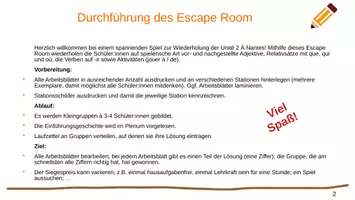 Vorschau - Arbeitsblätter - Escape Room Nantes - Seite 1