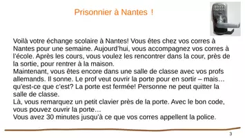 Vorschau - Arbeitsblätter - Escape Room Nantes - Seite 2