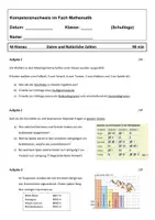 Vorschau - Unterrichtsreihen - Mathe-Paket Klasse 5 Einheit 1 Daten und Natürliche Zahlen - Deckblatt