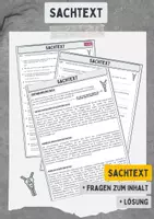 Vorschau - Unterrichtsreihen - Sachtext - Erfindung mit Biss - Deckblatt