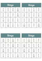 Vorschau - Spiele - Materialpaket: Bingo Brüche - Seite 2