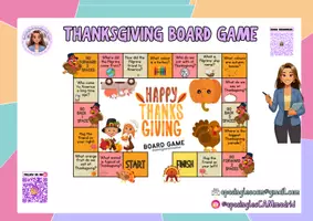 Vista previa - Juegos / Gamificación - Thanksgiving board game @oposinglescammadrid - Portada
