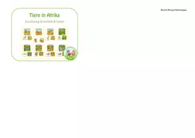 Vorschau - Fördermaterial/Inklusion - Klettmappe: Tiere in Afrika - Seite 3