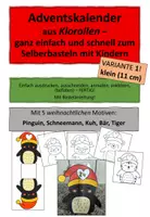 Vorschau - Anderer Materialtyp - Adventskalender aus Klorollen Variante 1 (klein) - Deckblatt
