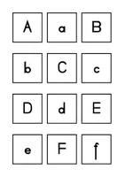 Vorschau - Spiele - Buchstabenkärtchen ABC und abc - Seite 1