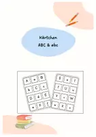 Vorschau - Spiele - Buchstabenkärtchen ABC und abc - Deckblatt