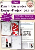 Vorschau - Arbeitsblätter - Kunst: Produkte designen - Projekt Klasse 9-10 - Deckblatt