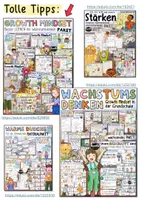 Vorschau - Poster - WACHSTUM begleiten & visualisieren - 🏫🌱 PAKET / Wachstumsdenken - Seite 2