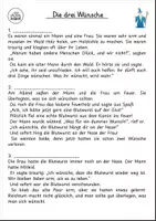 Vorschau - Arbeitsblätter - Der Holzfäller und die drei Wünsche – Märchenarbeit mit einfachen Aufgaben - Seite 1