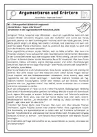 Vorschau - Arbeitsblätter - Social Media | Materialgestütztes Erörtern - Seite 1