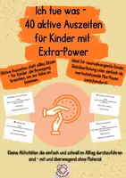 Vorschau - Bildkarten - Ich tue was - 40 aktive Auszeiten für Kinder mit extra Power - Deckblatt
