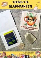 Vorschau - Mal- und Bastelvorlagen - Klappkarten für Teebeutel Weihachten Gnome Klasse 1 bis 8 - Seite 3