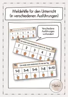 Vorschau - Anderer Materialtyp - Meldehilfe für deinen Unterricht - Deckblatt