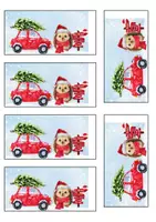 Vorschau - Anderer Materialtyp - Füllung Adventskalender: Banderole Buntstifte Igel - Seite 2