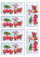 Vorschau - Anderer Materialtyp - Füllung Adventskalender: Banderole Buntstifte Igel - Seite 3
