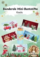 Vorschau - Anderer Materialtyp - Füllung Adventskalender: Banderole Buntstifte Koala - Deckblatt