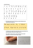 Vorschau - Stundenentwürfe - Blindenschrift ausprobieren und erleben - Seite 1