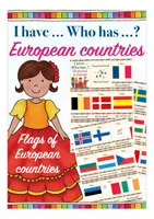 Vorschau - Spiele - I have Who has EUROPE / countries Englisch Spiel - Deckblatt