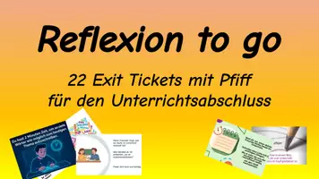Vorschau - Arbeitsblätter - 22 pfiffige Exit-Tickets - Reflexion to go! Differenziere in jeder Stunde! - Seite 2