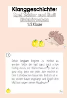Vorschau - Stundenentwürfe - Klanggeschichte Herbst GS 1 Igel Isidor und Emil Eichhörnchen - Seite 2
