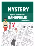 Vorschau - Stundenentwürfe - Mystery Bluterkrankheit (Hämophilie) - Deckblatt