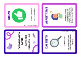anteprima - Flashcard - CARTE PER PARLARE DI LIBRI - Pagina 1