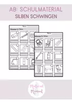 Vorschau - Arbeitsblätter - DaZ: AB (Schulmaterial) -Silben schwingen - Deckblatt