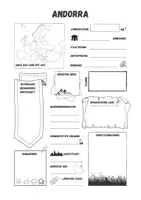Vorschau - Arbeitsblätter - Andorra Steckbrief - inklusive Lösung - Seite 1
