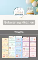 Vorschau - Bildkarten - Geburtstagskärtchen | Vorlagen zum Ausschneiden - Deckblatt