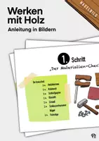Vorschau - Mal- und Bastelvorlagen - Werken mit Holz - Nagelbild Anleitung (Motiv, Name) - Deckblatt