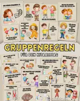 Vorschau - Poster - Regelkarten für den Kita-Alltag - Seite 1