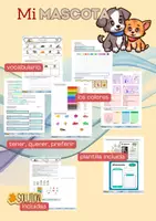 Vorschau - Stundenentwürfe - Einheit: mi mascota - animales - A1.1 Spanisch - Deckblatt